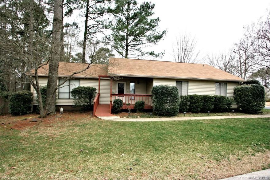 Sought after Tega Cay location! Single story 3BR /2 BA Home. Kitchen features updated counters & flooring, chef's island, pantry & breakfast area. Spacious Formal Dining Room. Large Family Room features corner fireplace. There is a sitting area off the family room that transitions to the dining room. Master Suite is spacious w/walk in closet. Master Bath has shower only. The secondary bedrooms are spacious and ideal for guests, office, etc.. Priced to sell fast. Sold As-Is.