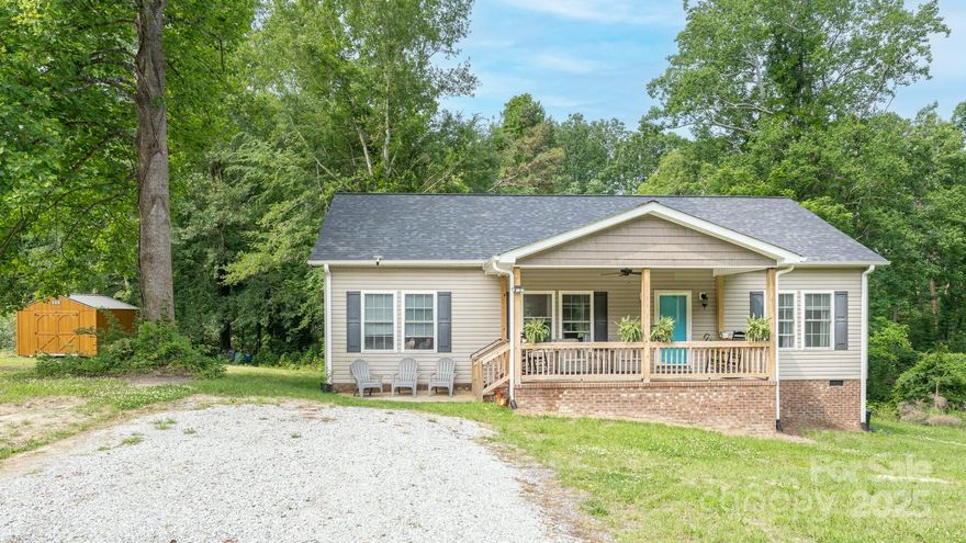 Step into this well-maintained home where pride of ownership shines throughout! Located on a spacious 0.79-acre lot with NO HOA!
This move-in-ready property features a brand-new roof, HVAC system, septic tank, and fresh outdoor living spaces, including a side deck and covered front porch ideal for entertaining.
Inside, you’ll love the airy 9-foot ceilings, open floor plan, and a split bedroom layout that places the primary suite apart from the two additional bedrooms for added privacy. Skylights in the kitchen & bathroom provide ample natural lighting.
Located just minutes from Kings Mountain Casino, with easy access to Highway 74 and Interstate 85, this home provides a peaceful retreat while keeping you connected to Charlotte, Gastonia, and beyond. Don’t miss this rare blend of seclusion, style, and smart upgrades. Perfect for buyers seeking a home that blends comfort and convenience. Or any level of investor adding one more piece to their portfolio. This home is ready to impress!