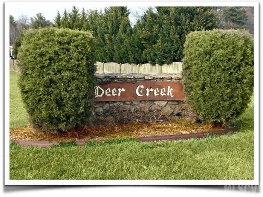 Build Your Dream Home in the foothills of NC. This peaceful country setting in a great neighborhood features mostly cleared acreage with beautiful natural views, wildlife and a creek bordering rear of the property. No city taxes, conveniently located near I-40, 15 minutes to Hickory or Statesville.