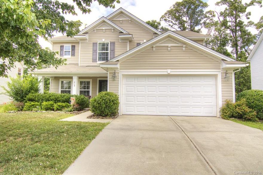 SPACE! Are you looking for that home with the space you need? YOU FOUND IT! This 4 bed 2 1/2ba home is almost 2600 sq ft. The open floor plan home is also equipped with a HUGE kitchen, tons of cabinet space and stainless steel appliances, perfect for entertaining.  The Master bedroom closet is large enough for the pickiest person. Each of the bedrooms are spaciously sized for furniture. The home backs up to the woods for extra peace, quiet and privacy! A MUST SEE