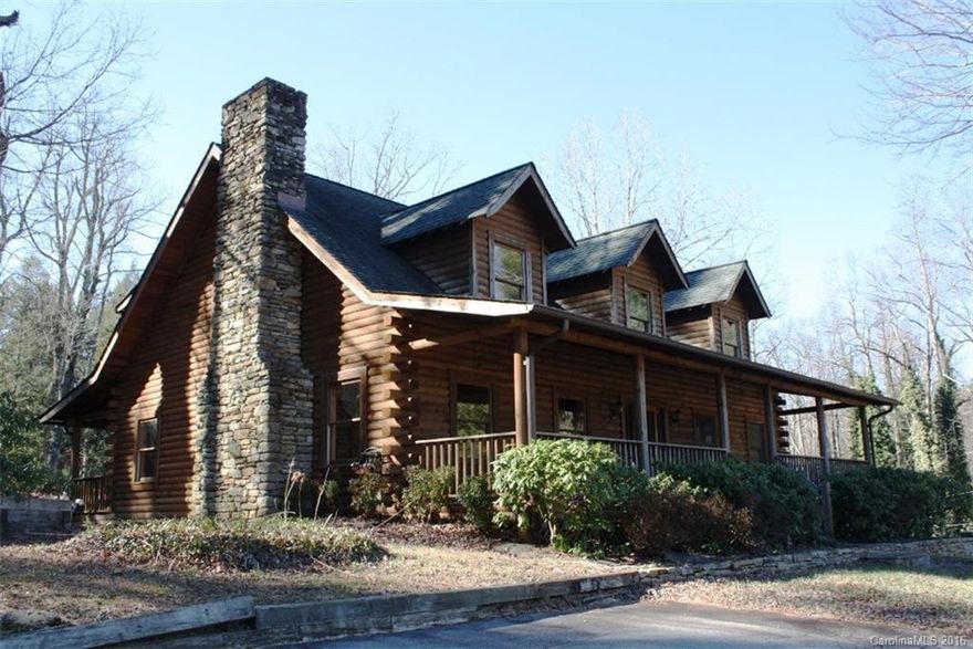 Southland log home used for commercial and could easily be turned into your mountain dream home. Walkable to historic village of Saluda, there's enough space for the entire family. Turn offices into master suite, and fit large spacious kitchen with new appliances. Oppty to upgrade and expand bathrooms to full use. Lots of parking and old homestead chimney sets stage for outdoor entertainment. Let your imagination run wild when designing and re-purposing this log cabin in the heart of Saluda.