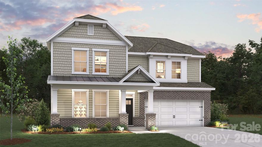 Come see 588 Mahogany Road in York, South Carolina.

The Cooper is one of our new two-story plans at Westport in York, SC. It is a spacious and modern two-story home designed with open concept living in mind. This home features four bedrooms, three bathrooms and a two-car garage.
Upon entering the home, you'll be greeted by an inviting foyer that welcomes you to a bed and bath on the first floor and leads directly into heart of the home. This impressive space features a family room, dining area, and well-appointed kitchen. The kitchen is equipped with a pantry, stainless steel appliances, and a large island with a breakfast bar, making it perfect for both cooking and entertaining.
Upstairs this home also features a primary suite, complete with two large walk-in closets and en suite bathroom featuring dual vanities and soaking tub and shower. The additional two bedrooms share a full bath that includes dual vanities.

With its thoughtful design, spacious layout, and modern conveniences, the Cooper is the perfect place to call home at Westport in York, SC.

Pictures are representative.
All this and a large pool, clubhouse to come and only a few minutes to Lake Wylie boat ramp and park.