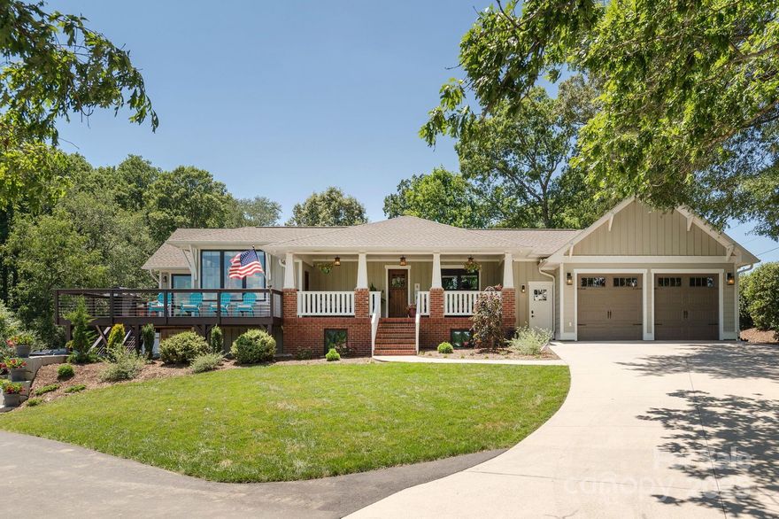 SHOWN BY APPTOINTMENT ONLY.  HOME IS NOT LOCATED IN ANY FLOOD ZONE.  Centrally located between Asheville, Hendersonville, and Brevard, don't miss this RARE opportunity to own 13 acres of unrestricted land inside the town limits of Mills River (available with or without the animals!). Large yard, field, pasture, woods, creek, mountain views, multiple outbuildings, and over 4000 sqft of fully remodeled and expanded home (2018-19). Primary BR, office, 3 additional bedrooms, and garage ALL on the main level. Hundreds of feet of creek frontage, barn with loft, & a 3 bay detached shop. 4 zone HVAC, tankless water heater, natural gas generator, large covered porch, and open deck. Inside, you will find open and bright like you will rarely see, cathedral ceilings in living and primary, and custom finishes throughout. The basement offers a rec room, an exercise room, and a half bath; and it also has over 1400 sqft of unfinished space for storage. Too much to list here. VIEW EXTRA PHOTOS AT THE PROVIDED LINK.