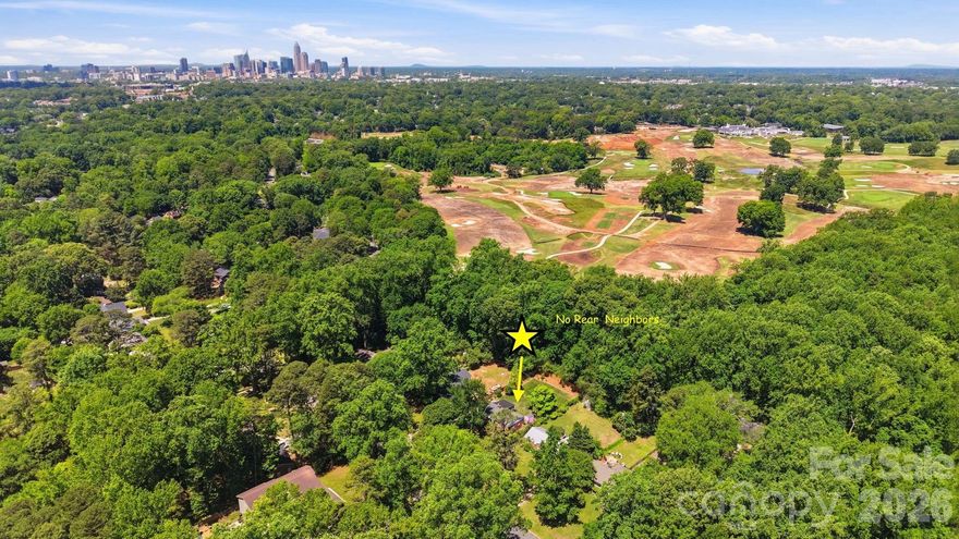 75’ Wide Infill Opportunity in Merry Oaks – Ideal for Duet or Custom Build
Exceptional opportunity to acquire a 0.34-acre (75 x 200 ft) level lot in one of Charlotte’s fastest-growing corridors. Positioned on a quiet street, this property offers a rare combination of width, depth, and protected rear privacy—backing to a large country club tract with a substantial natural buffer creating no rear neighbors.
Zoned N1-B, the lot provides excellent flexibility for redevelopment, including a duet (duo), custom home, or other infill opportunities (buyer to verify). The lot dimensions and setbacks create a strong, functional building envelope rarely found this close to the city.
The property also includes a fully renovated, move-in ready home, offering immediate use as a primary residence or rental while plans and permits are finalized—adding flexibility and holding income during the development process.
Surrounded by ongoing new construction and revitalization, and located just minutes from Plaza Midwood, NoDa, and Uptown, this location continues to see strong demand and appreciation.
Opportunities combining lot size, redevelopment flexibility, and long-term privacy like this are increasingly rare.
Residents enjoy direct access to the Briar Creek Greenway, a paved trail linking Merry Oaks with Plaza Midwood. The route winds through a wooded setting and crosses Briar Creek via a pedestrian bridge, offering a convenient and scenic option for walking, running, or biking