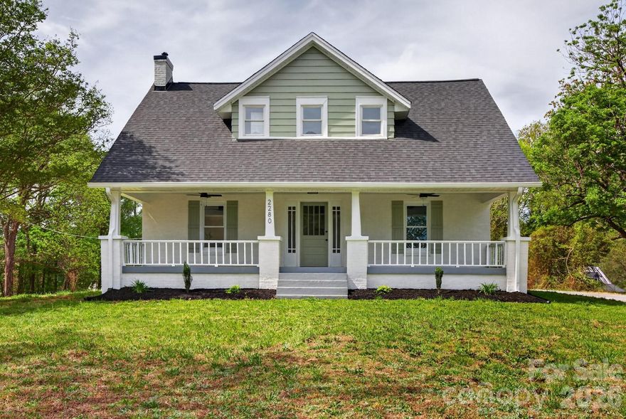 Step into the charm of a beautifully refreshed 1922 Arts & Crafts home, where timeless character meets modern updates. A wide, inviting front porch sets the tone for relaxed living and welcoming curb appeal.

Inside, the main level features a spacious living room and formal dining room, perfect for everyday living or entertaining. The brand-new kitchen shines with stainless steel appliances, stylish finishes, and plenty of workspace. You’ll also find a comfortable bedroom, a fully updated bathroom with all new fixtures, and a versatile flex room ideal for a home office, guest space, or additional living area. Crown molding throughout the home adds an elegant finishing touch.

Upstairs, two generously sized rooms are connected by a convenient Jack-and-Jill bathroom that has been completely updated, offering both privacy and modern functionality.

Step outside to enjoy the brand-new deck overlooking over an acre of land—plenty of room to roam, garden, or relax. A barn in the backyard adds extra storage or potential for hobbies and projects.

This unique property blends historic charm with modern comfort—don’t miss your chance to make it yours!
