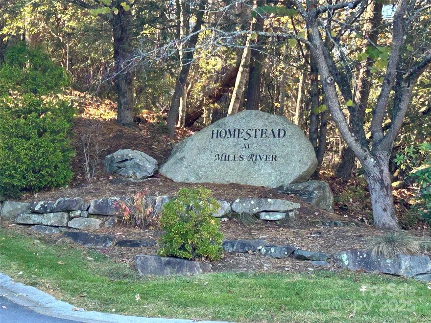 A beautiful 1.19 acre homesite in the gated community of the Homestead at Mills River. This gently sloping tract offers great topography for an easy build with long range views.  An incredible value in this highly desired gated community! Underground utilities are in place. As a resident of Homestead at Mills River you will have access to the River Reserve Clubhouse which sits on 10+acres along the Mills River providing ample space for outdoor recreation, fishing and events.  Conveniently located between Hendersonville, Asheville and a short drive to the Asheville Airport.  Discover the Homestead at Mills River today!