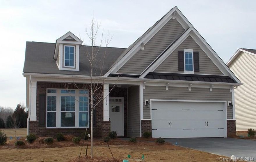 Lawn Maintenance is included! Amenities will be completed 2014!! Home is complete and Move-in Ready! Beautiful front porch with brick exterior. Exquisite trim detail and an abundance of hardwoods. All living space on one level: 3 bedrooms, 2 full baths and a great mix of formal and informal space. Private backyard.