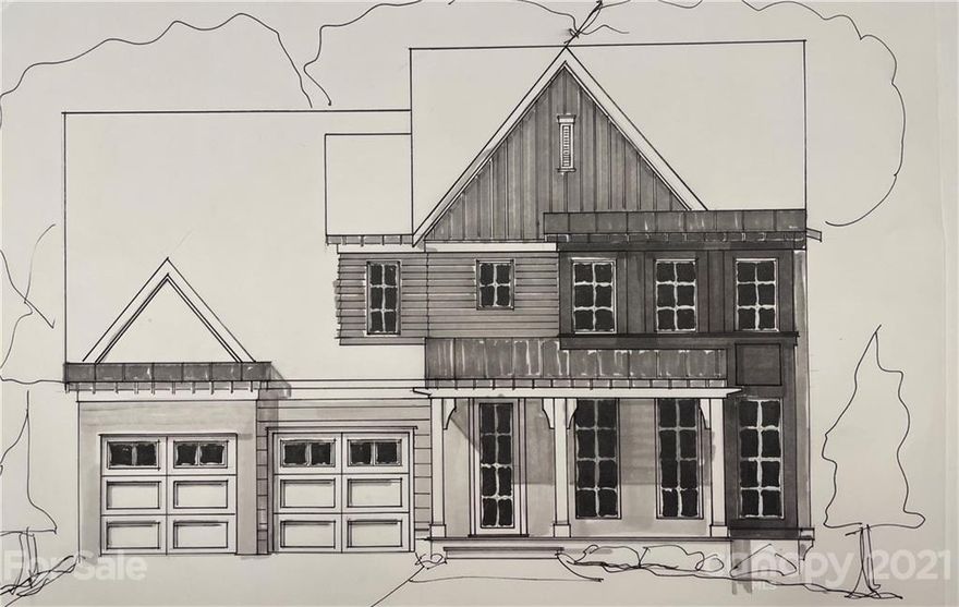 Prime Downtown Davidson location, just 2 blocks from Main Street. Minutes from shops, restaurants, Farmer's Market, Davidson College and the Historic "Village Green". Beautifully appointed E.S. Johnson custom built home to be built on this prime in-fil basement home site. Modern Farmhouse design w/4 BRS and 4.5 baths. Open floorplan design w/fireplaces in the Great Room and on the outdoor porch. Primary bedroom on the main floor, 2 bedrooms up and a bedroom and bath in the basement. Lower level Family Room walks out to an outdoor patio. Custom features too numerous to mention, but homeowners have come to expect in an E.S. Johnson built home. The perfect opportunity for you to build your home on a quiet residential street and be within walking distance to all that the quaint town of Davidson has to offer. *Lot listed separately and available @ $315K. See MLS #3662040.