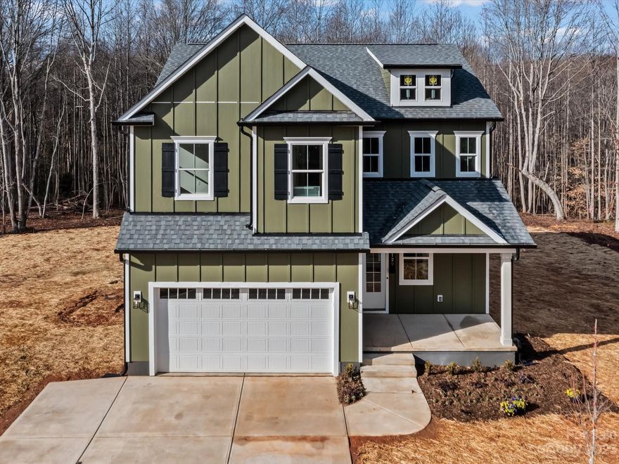 Gorgeous New Construction 4 Bedroom 3.5 Bath Home w/NO HOA's! High End Finishes Throughout. Smart Home WI-FI Compatible w/Alexa, Ring Doorbell & Camera, Smart Front Door Lock, Smart Light Switches, USB Enabled Power Outlets, Garage Door w/Integrated Camera, Covered Front Porch, Great Room w/Engineered Flooring, Gourmet Kitchen w/Eat-At Breakfast Island, Quartz Counters, Subway Tile Backsplash, Shaker Cabinets & Stainless Appliances. Buffet Passthrough w/Granite Counters & Built-In Wine Fridge, Elegant Dining Area w/Extensive Trim, Office Area & Half Bath on Main, Huge Primary Bedroom w/Soundproofing, Spa Like Primary Bath w/Double Sink Vanity, Frameless Walk-In Shower w/Rainhead, Walk-In Closet w/Built-In Shelving. Bedroom 2 & 3 w/Hallway Full Bath, Bedroom 4 w/Ensuite Full Bath, Laundry Room w/Tile Plank Flooring, Sink & Cabinets, Covered Back Porch, Large .53 Acre Lot, Excellent Location Across From Park & Close to Restaurants, Shopping, Schools w/Low Iredell County Taxes.