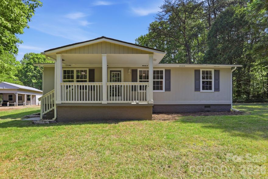 Discover your dream escape with this beautifully updated 3 bedroom, 2 bathroom home nestled on 1.75 serene acres in Mooresville, where tranquility meets convenience out of city limits with low property taxes (roughly $600/year). With approximately 1,000 sqft of modern living space, this home is perfect for cozy family gatherings with room to expand. It offers endless possibilities as a private retreat, homestead, or hobby farm, featuring a fenced wooded pasture and a charming chicken coop for your farm-fresh eggs. A powered shop with an attached carport provides ample space for all your tools and projects. Located in close proximity to Mazeppa Park, downtown Mooresville, and a variety of restaurants and shopping, you can enjoy both peaceful country living and easy access to local amenities. Embrace the outdoors with plenty of room to roam, garden, or create your own peaceful haven. Don’t miss out on this unique opportunity. Schedule your showing today! Home is sold as-is where-is.