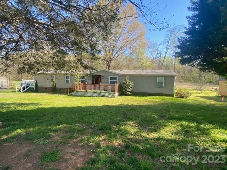 This beautiful completely renovated 3 bedroom, 2 bath manufactured home sits on 1 acre in Salisbury, right on the Rockwell border.   This home is a must see, it has been meticulously restored with so much thought and attention to every detail.  There are too many updates to list here! 
Gorgeous, chef's dream of a kitchen with new stainless steal appliances and custom cabinets.  The large open floorpan is perfect for entertaining. Spacious master bedroom with private bath and walk in closet. Additional Bonus room could be used as a 4th bedroom.  Brand new HVAC was just installed.