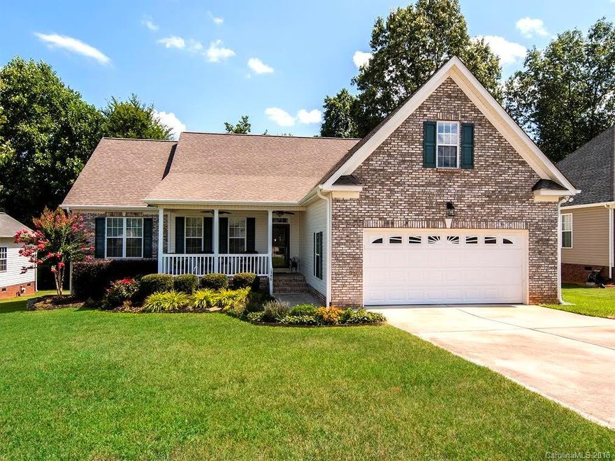 Doesn’t get any better than this one!  Immaculate home in perfect condition featuring gleaming hardwoods on the main level, soaring ceilings, open floorplan.  Formal dining room, kitchen w/granite counter tops, sunny breakfast area, open to great room w/fireplace.  Master suite has trey ceiling, spa like bath, and huge closet.  Two additional bedrooms on main level and bonus room above garage.  The extra large deck overlooks a park like backyard.  Pride in ownership and it shows with this home!