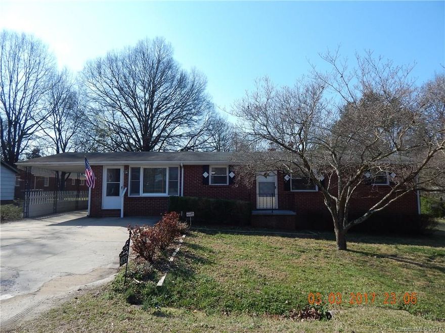 Move in ready.  Great country setting conveniently located near Enochville School.  New carpet and vinyl flooring.  New GFI outlets.  Home is in excellent condition on nice large lot.  Attached carport.  Covered back patio with fenced area for pets.  All appliances stay including washer and dryer. Tax records lists as 1 bath, but does have 2 bathrooms.