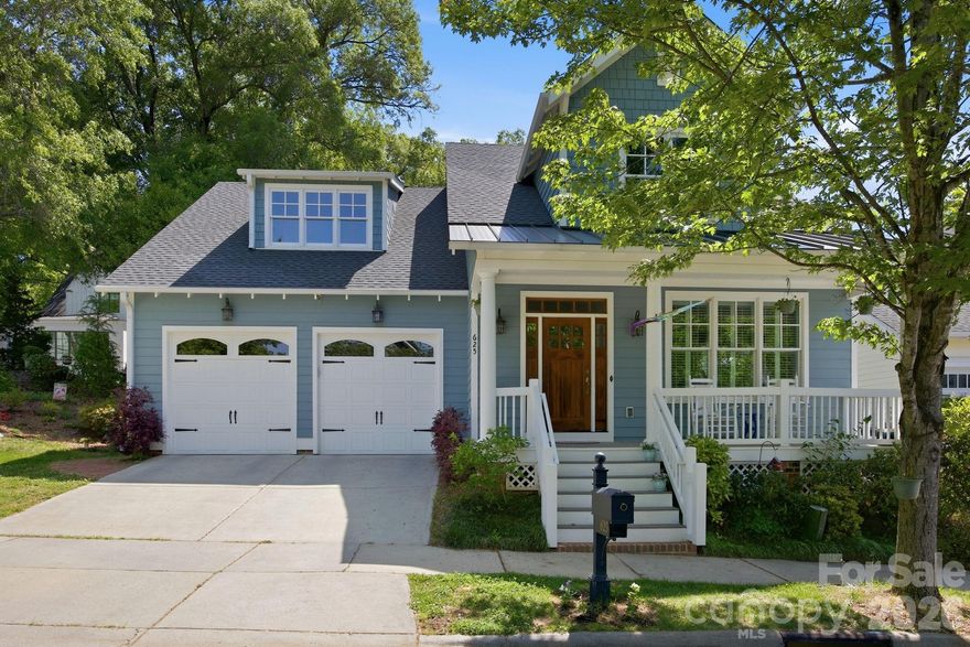 Welcome home to this beautiful gem just blocks from Davidson College and historic downtown! This beautifully designed John Marshall Custom Home offer is the perfect blend of comfort, style, and multi-generational living. Featuring 3 bedrooms and 2.5 baths in the main residence, this home greets you with an inviting covered front porch. Stunning hardwood floors throughout the main level welcome you at the entry and flow seamlessly into the formal dining room, kitchen & family room. Elegant plantation shutters add a touch of timeless charm in the dining room. The open-concept layout seamlessly connects the dining area to the spacious kitchen, showcasing granite countertops, a large island, and ample cabinetry—perfect for both everyday living and entertaining. The bright and airy family room provides plenty of space to gather, while a convenient half bath is located on the main level. The primary suite on the main features brand-new carpet, a generous walk-in closet, and an ensuite bath with dual vanities, tile flooring, and a large walk-in shower with built-in bench. Upstairs, you’ll find two well-sized bedrooms, a full bath with separate vanity area, hardwood flooring in the hallway, and an expansive walk-in storage space. Designed with flexibility in mind, the home includes a private second living quarters—ideal for extended family, guests, or potential rental income. With its own separate entrance, this space offers hardwood floors, a full kitchen equipped with stove, refrigerator, microwave, and dishwasher, a full bath with tile flooring, and a bedroom with brand-new carpet.  A centrally located laundry room connects both living spaces for added convenience. Step outside to enjoy the screened-in porch overlooking a peaceful backyard, complete with a paver patio—perfect for relaxing or entertaining. Additional highlights include a brand-new roof (2026), and thoughtful details throughout. This unique property offers the space and versatility today’s buyers are looking for—don’t miss the opportunity to make it yours and enjoy all that downtown Davidson has to offer.