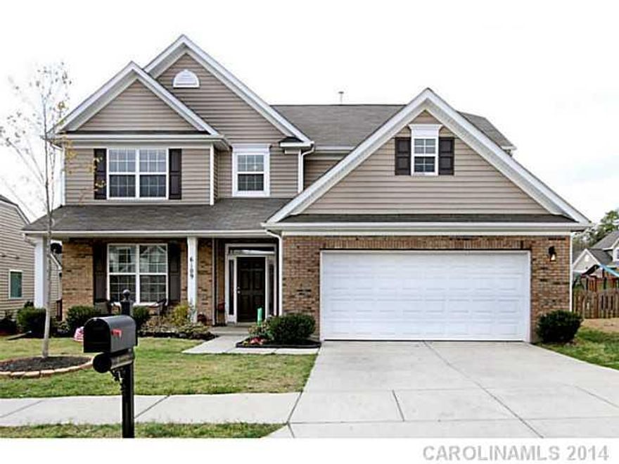 Why wait for new construction - this 5 bedroom ~ 3/1 bath home is move-in ready now!  Kitchen featuring stainless steel appliances, an island and granite countertops.  Convenient main level guest bedroom & full bath.  Great room with gas fireplace.  Upper level master + 3 additional bedrooms, laundry & full bath with dual sinks.  Large master features trey ceiling, lighted fan, walk-in closet and dual sink vanity.  Fenced backyard. Community pool/tennis/clubhouse/rec area