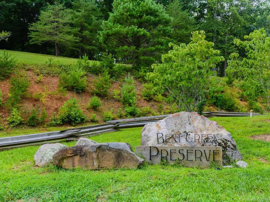 Beautiful gently sloping lot located in the highly sought after Bent Creek Preserve. Surrounded by prestigious homes with a rare opportunity to own land boarded by National Forestry. Experience some of the best features Asheville has to offer surrounded by the Blue Ridge Parkway, Pisgah National Forest, French Broad River, NC Arboretum and minutes from Biltmore Park or Asheville Outlet Mall.