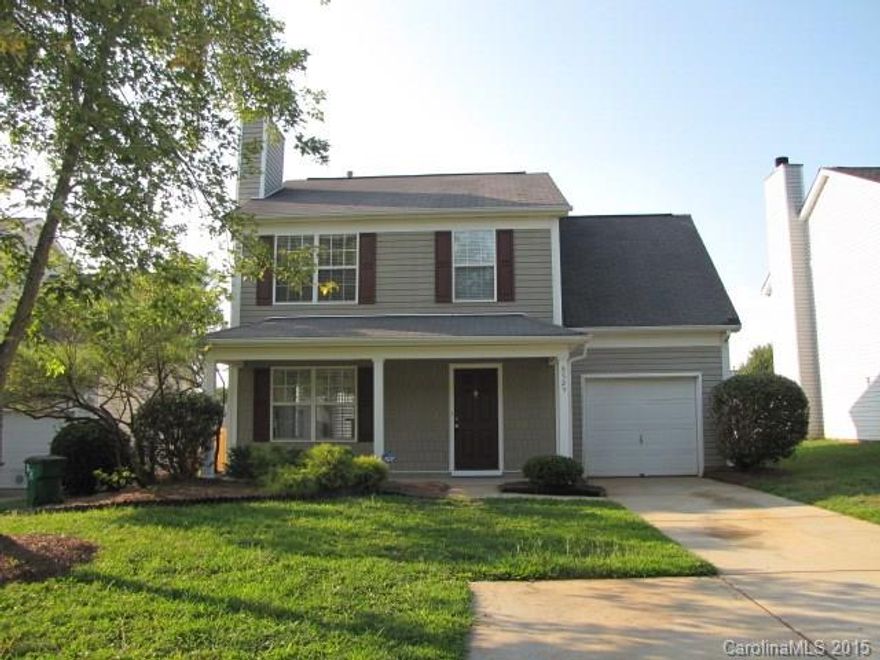 Charming home with cedar shake accents offers a great floor plan! Functional layout includes a GR with fireplace, and opens to breakfast area and L-shaped bar. Kitchen boasts an island, upgraded cabinets and counter tops, and a tiled backsplash. Upper level houses all bedrooms and a loft that is perfect for an office or media room. Master suite features include a vaulted ceiling, a walk-in closet and a private bath with a granite counter vanity. Easy access to I-485, I-85 and Northlake Mall.