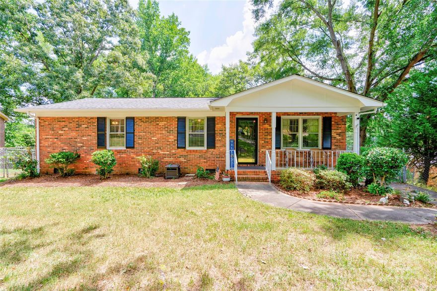 Welcome home to this inviting 3-bedroom, 1-bath residence nestled in a quiet cul-de-sac. Boasting an open floor plan, this home is perfect for both relaxing and entertaining. The large bedrooms offer ample space and comfort, while neutral colors throughout create a warm atmosphere.  Enjoy cooking and gathering in the kitchen featuring a breakfast bar that opens to the living area, creating a seamless flow. A bright bonus sunroom adds extra living space—ideal for a home office, playroom, dining room or peaceful retreat.  Step outside to a fenced rear yard, perfect for pets, play, or outdoor entertaining. The covered front porch adds charm and a welcoming touch. Located close to shopping, dining, schools, and commuter routes, this home offers the perfect blend of comfort and convenience.  Don’t miss your chance to own this gem in a desirable location—schedule your showing today!