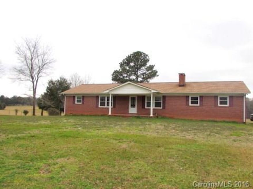 Nice brick ranch nestled on 5 acres on the out skirts of York. Home offers 3BR/2BA, open living room to dining room, partial walk out basement with access from inside as well and endless opportunities. Bring your livestock, horses or simply enjoy the view. Don't miss out on this one!!!