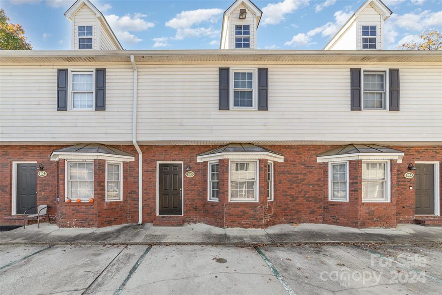 Welcome to Oakland Villas! This townhome is located in the center of Rock Hill and is seconds away from gyms, schools, retail centers, and much more. Downtown Rock Hill and Winthrop are within walking distance. Unit is in great condition. Roof was replaced and new gutters installed in 2018. HVAC was replaced in mid 2019. Newer flooring and recent window replacements. Refrigerator, washer, and dryer, are all recently purchased. Receipts available upon request. This is a great opportunity at a great price point. Why wait? Get it done now and start 2025 off right.