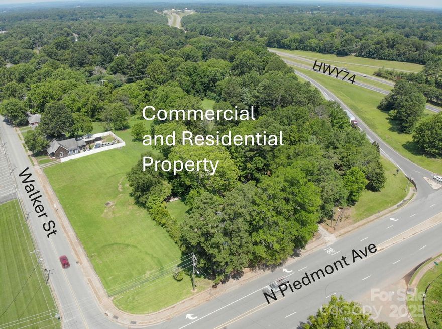 RESIDENTIAL MULTI UNIT & COMMERCIAL PROPERTY FOR SALE-Commercial (1.53 Ac) Zoned AU (Auto-Urban-Commercial) being sold all as one with residential properties (110,112,114 Walker St PIN#s 8493,13362,73808 (.29 Ac, .27 Ac, .44 Ac Respectively and 116 Walker St PIN#13364, .27 Ac - home is of no value); 109 Fulton St (.95 Ac) PIN#13360; and 1.2 Ac Lot off Fulton St PIN#72754 - 4.95 Total Acres in all. Residential Properties Zoned SU (Semi-Urban-Residential except 110 Walker-Zoned AU). Property located off Kings Mountain/Cherryville NC216 Exit. Easy access to HWY 74, approx. 1 mile to I-85, 3.9 Miles to Catawba Two Kings Casino and short distance to downtown Kings Mountain. Only City Zoning restrictions. All are being sold "As Is-Where Is" owner not planning to do any repairs. Walker St homes are tenant occupied. Walker St homes have same layout/floor plan except 116 Walker has 1,190 sq ft. Total of 7 buildings (4 homes on Walker St, 1 home on Fulton St; Commercial Building plus Garage/Workshop on Piedmont Ave). See floor plans for sq ft of ea bldg and garage/workshop. Also See Commercial MLS#4283067.