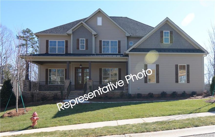 One of the nicest lots in the community! Functional 5 Bedroom 5 bath home with excellent schools and close proximity to everything! 3 Piece crown moulding, 10' ceilings on the 1st floor 9' ceilings on the 2nd floor. Hardwoods floors in the main areas of the 1st floor and the hallway on the second floor. Mahogany front door floor and a coffered ceiling in the dining room are just a few on the options. 185,000BTU Tankless water heater, fully sodded yard front and rear, and full irrigation system.