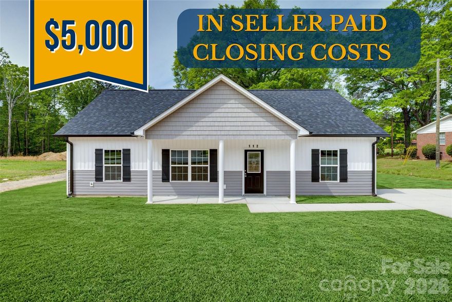 *$5,000 in seller paid closing costs!*  
Brand-new construction in Heath Springs, SC that's built with the kind of layout and finishes that just make sense. This 3-bedroom, 2-bath home features a thoughtfully designed open floor plan that brings together style, function, and everyday comfort. The kitchen is the heart of it all, with granite countertops, a spacious island, stainless steel appliances, and nine-foot ceilings that give the whole space room to breathe. Durable LVP flooring runs throughout the main living areas, making it as practical as it is good-looking. Whether hosting friends, starting a garden, or just enjoying a little peace and quiet at the end of the day, you’ve got space to spread out! New construction, solid layout, room to breathe… that combination doesn’t sit around long. Schedule your showing and let’s get you ahead of it.