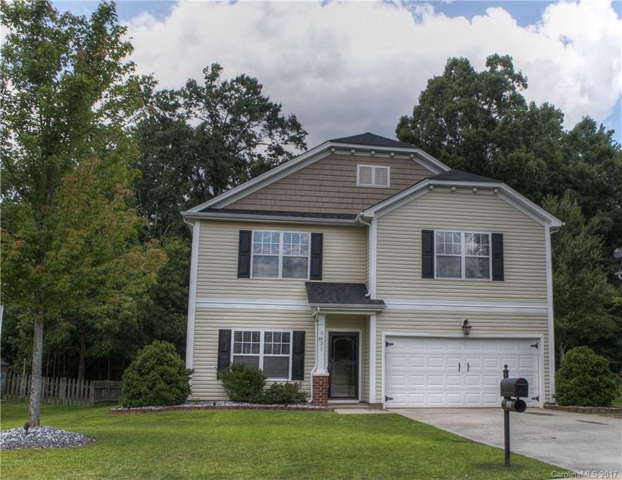 Come see this beautiful, move in ready, Fort Mill home located in desirable Sandy Pointe. This 3br, 2ba home has great living space indoors and out. Large living room with gas fireplace opens to the formal dining room and eat in kitchen. Oversized master has ample room for a sitting area and a huge walk in closet. Bonus space upstairs could be used as a play area or office. Most of the interior has been freshly painted. Private outdoor retreat with a deck overlooking a fire pit and seating area.