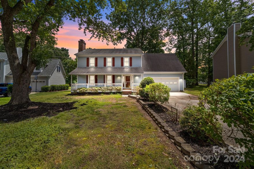 This great home is nestled in a quiet neighborhood. A large front porch welcomes you home. As you enter, you're greeted by a custom-built drop zone in the entry, new LVP floors, fresh paint, new light fixtures, smooth ceilings, & a spacious floor plan w/ lots of storage space. You'll find a cozy fireplace in the living room. The dining room, w/ French doors leading to the back deck, is perfect for entertaining. The remodeled kitchen boasts new stainless steel appliances, quartz countertops, mosaic tile backsplash, breakfast bar, & a breakfast/casual dining area w/ a 2nd set of French doors leading to the back deck. The spacious master BR features dual closets & a private en suite bathroom w/ a dual vanity (w/ quartz counter), garden tub, & separate shower. The guest bathroom also has a vanity w/ quartz counter. The large deck & large fenced yard is perfect for grilling out & entertaining. Conveniently located near shopping, dining, I-74, Winston-Salem, & Greensboro. Come see today!