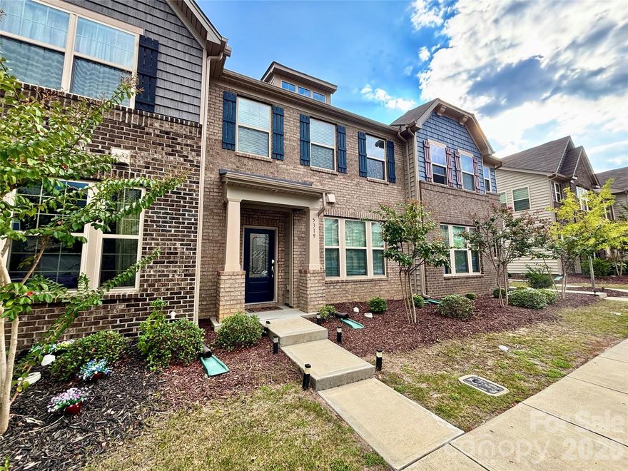 Step inside this move-in ready luxury townhome and discover a home that lives as smartly as it looks. From the moment you arrive, you’ll notice thoughtful upgrades everywhere...brand-new whole-house water filtration system, Alexa-controlled smart LED lighting/switches, keyless entry, and Ring security cameras for peace of mind. The 300sf garage has been transformed into a sleek, air-conditioned home gym, perfect for workouts year-round. Not a fitness buff? No problem, it can be easily converted back into a garage. The private, fully fenced backyard features a lovely deck and string lighting that really elevates your outdoor living area. Inside, the main level showcases an open floor plan, complete with a versatile flex room that can serve perfectly as a home office, playroom, or craft room. Upstairs, the primary suite feels like a retreat, complete with a spacious walk-in closet and modern bathroom. Two additional bedrooms share a full bath, offering plenty of room for family and guests. Everyday living here is effortless. With the community pool, dining, shopping, entertainment, and medical facilities just around the corner, convenience meets luxury at every turn, making this location as practical as it is desirable.