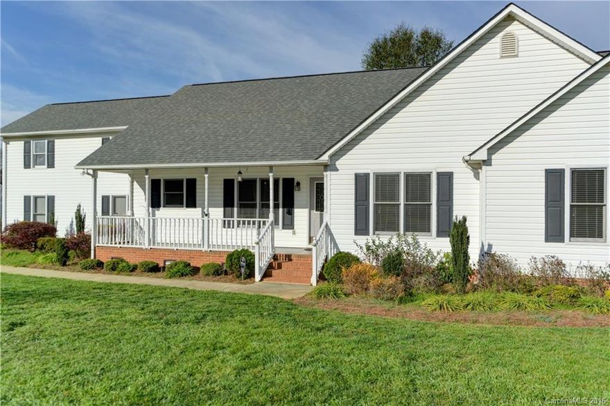 This is a must see! Great open floor plan with master bedroom on the main floor. Enjoy the large open kitchen with gas appliances and granite counters. Large family room with vaulted ceilings, and lots of natural light. Huge bonus room with great storage! Enjoy the rocking chair front porch or the serene back deck. Wired storage shed/workshop to be included. Home has current transferable termite bond. Don't let this one get away.