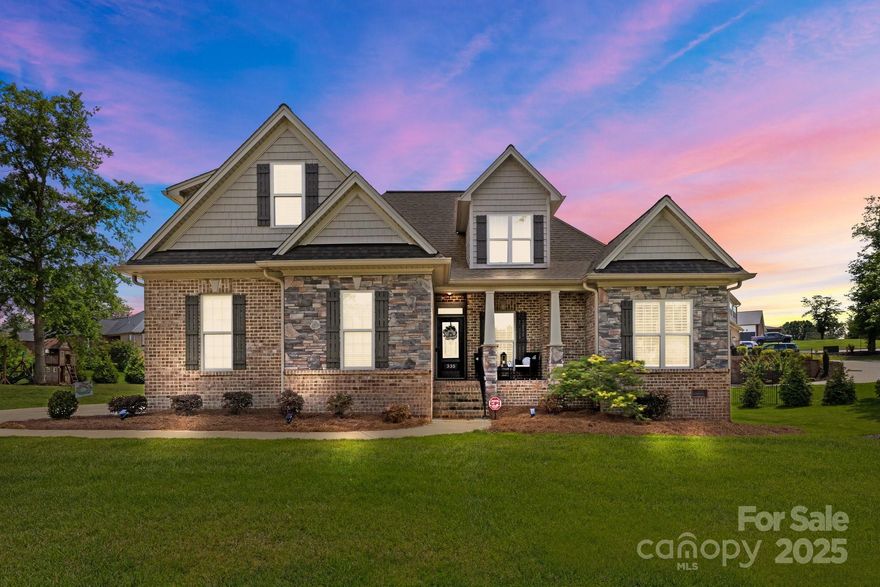 This beautiful 4-bedroom home, built in 2020, offers the perfect blend of modern design and comfortable living in the desirable Hall Crossing subdivision.  Situated on a corner lot, this home features a thoughtfully designed open-concept layout with three bedrooms on the main level and a fourth bedroom plus bonus room upstairs—ideal for guests, a home office, or flex space.  At the heart of the home is a bright, inviting kitchen with a huge island that draws everyone in.  You’ll find it hard not to start whipping up delicious meals and enjoying time around the island with family and friends.  Enjoy peaceful mornings and relaxed evenings on the screened-in back porch, overlooking the yard and offering the ideal spot for year-round outdoor enjoyment.