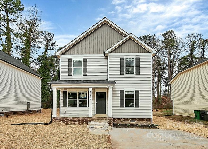NEW CONSTRUCTION for a great price in Charlotte! This 4 bed, 3 bath house is adaptable to any style! Walk into a nice open family and dining room combo that is connected directly to the kitchen! Great sightlines in the main living areas of the home! AWESOME granite countertops and white cabinets in the kitchen along with a spacious island, NEW SS appliances, and pantry! DOWN: There is one bedroom and one full bathroom downstairs right off the main living areas. The laundry room is also downstairs down the hall from the kitchen. UP: Go up the stairs to the loft that is perfect for a sitting or play area! The primary bed/bath suite is upstairs; it features vaulted ceilings, a walk-in closet and single vanity with granite countertops and shower! Two additional bedrooms as well and second bathroom with single vanity with granite countertop and tub/shower combo! Relax on the front porch, or grill out with friends on the back deck! Come see it today!