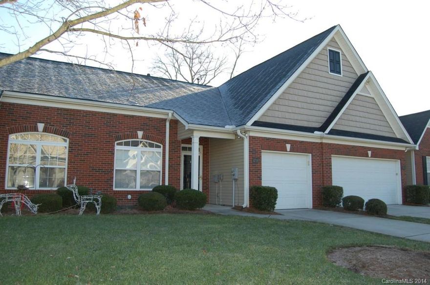 Rare opportunity to own in Rocky River Villas located in the heart of Harrisburg. NO STAIRS!! Open flowing floorplan w/vaulted ceilings, center island in the kitchen, home office space w/cabinets, split bedroom floorplan plus a sunroom. Enjoy overlooking peaceful wooded natural area from the comfort of your own sunroom. One car garage is spacious.