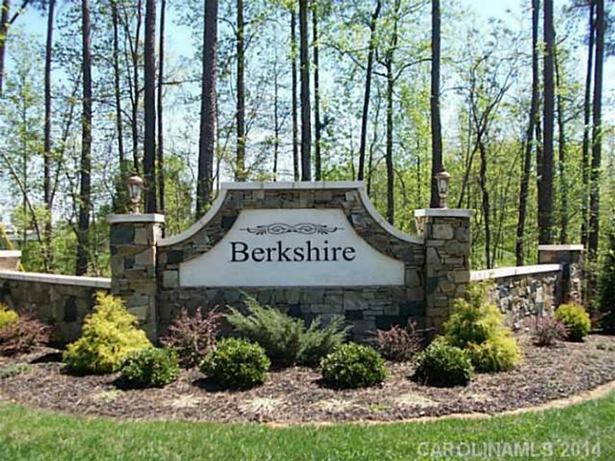 MUST Sell relocating reduced by thousands! Property perced for 3 bedroom. Build your dream home among the hardwoods and enjoy the tranquility of this beautiful Berkshire neighborhood. Minutes from Mooresville with low Rowan county taxes and excellent schools. This custom neighborhood has beautiful homes on large heavily wooded lots. If you are searching for nearly an acre to build on...this is it!