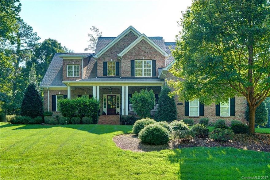 Beautiful home w/many upgrades; like the Warm Woodwork on Floors, Ceilings and Trimmings in between. Flowing floor plan allows for chef, family and guests to interact fireside.  Main Level Master Suite equipped w/heated tile floors & towel rack, jetted tub, large shower, dual sinks and spacious walk in closets. In addition to sleeping, the upper level offers entertainment lounge and bonus room! The Screened in Porch, Pool, Spa w/fenced in yard is great for entertaining, plenty of parking too!!!