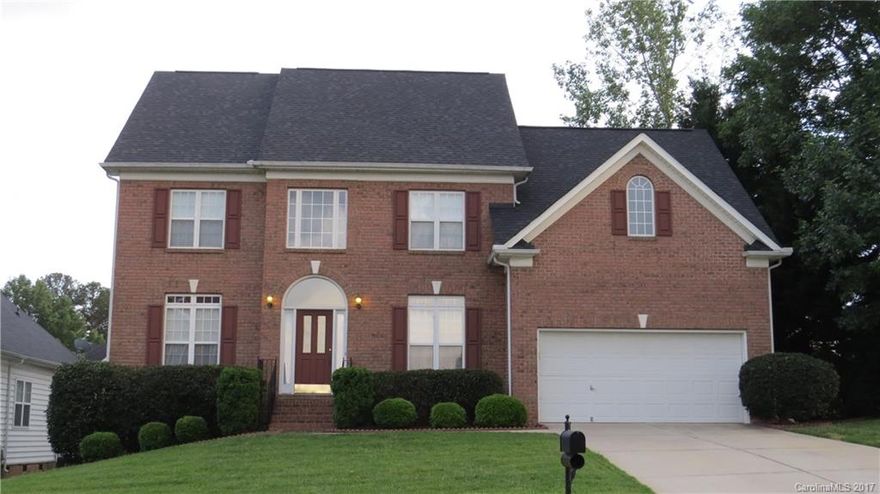 Mature trees for shade, privacy, & gracious views. Office w/ French doors on main. Formal rooms w/ moulding package. Kitchen w/ island & home manager desk area open to breakfast and great room.  New roof in May 2017! Four large bedrooms upstairs including master suite w/ tray ceiling and private bath.  Master bath has dual vanities & walk-in closet.  Huge rec room upstairs. Owners have never had pets or smoked. Convenient to I-85, UNCC, university area shopping & restaurants!