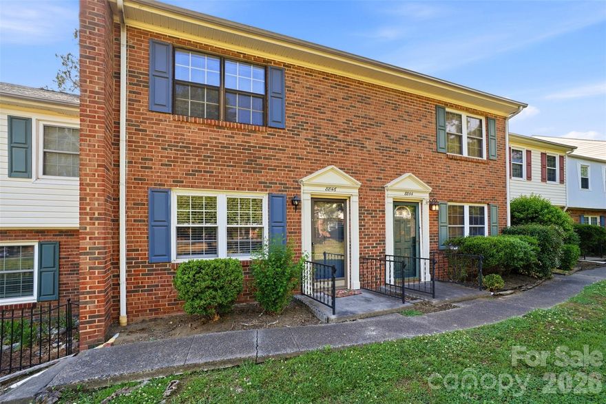 Welcome to this beautifully located condo in south Charlotte, where convenience meets comfort. Perfectly positioned for easy commuting, you’re just minutes from I485, top shopping destinations, popular dining spots, and plenty of parks and recreation. Inside, you’ll find spacious living areas filled with natural light, creating a warm and inviting atmosphere from the moment you walk in. The main-level entry offers effortless access, while two sizable bedrooms provide plenty of room to relax, work, or host guests. Whether you’re enjoying a quiet night in or heading out to explore everything the area has to offer, this condo delivers the ideal balance of location and livability. The established neighborhood provides shady tree coverage and sidewalks for walkability.