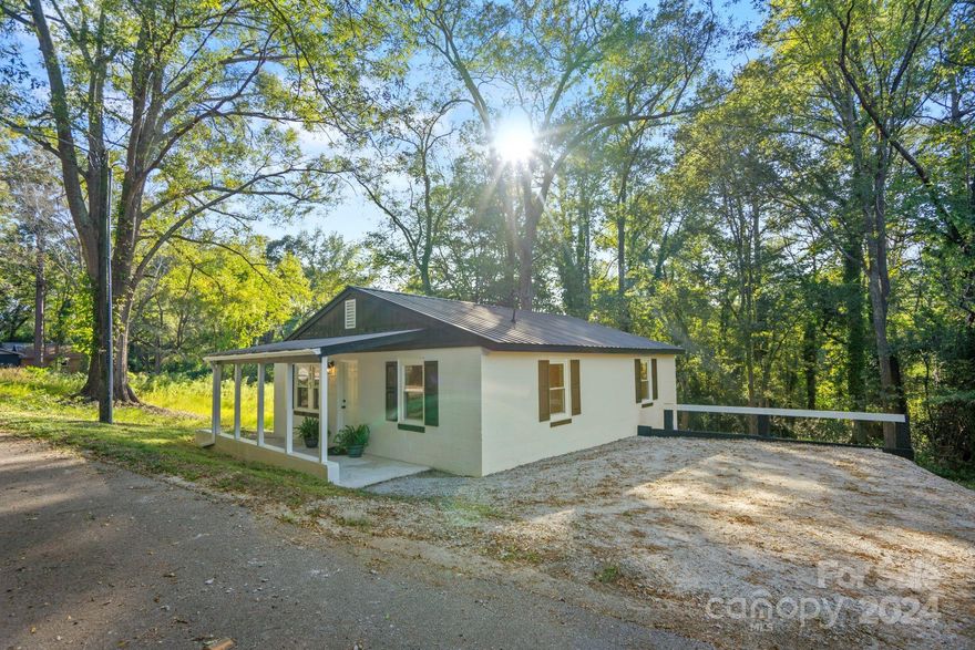 Great starter home!!!  Beautifully remodeled home in peaceful location in the heart of Chesterfield County SC and just walking minutes from County Courthouse and beautiful downtown Chesterfield. Large living area comes with new sofa/loveseat. Spacious kitchen for cooking and relaxing comes with new cabinets, counter tops and stove/oven. Two rooms completely renovated from ceiling to floor and wall to wall with new flooring and paint. Bathroom also has been upgraded with new fixtures and tub/shower.  Block-built sturdy home with insulated walls, new electrical/plumbing throughout home, a new AC/Heat mini split, new hot water heater, new roof, new windows/doors, efficient with newly installed installation in attic and walls. Ready to Move in!  City water/sewer in home. Sold As Is.