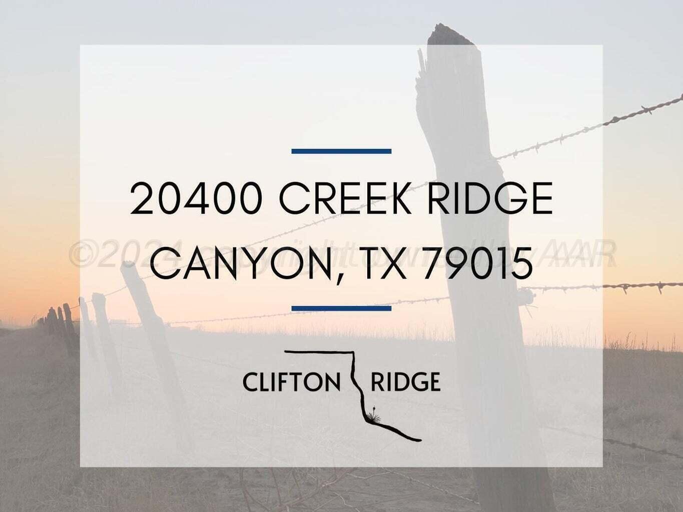 20400 Creek Ridge Rdg, Canyon, Texas image 1