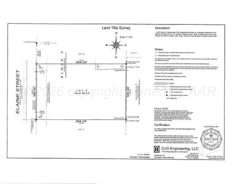 Vacant Land For Sale - Elaine Street<br/> Amarillo, TX 79119