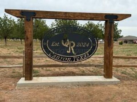 Vacant Land For Sale - 9844 Steelwood Lane<br/> Canyon, TX 79015