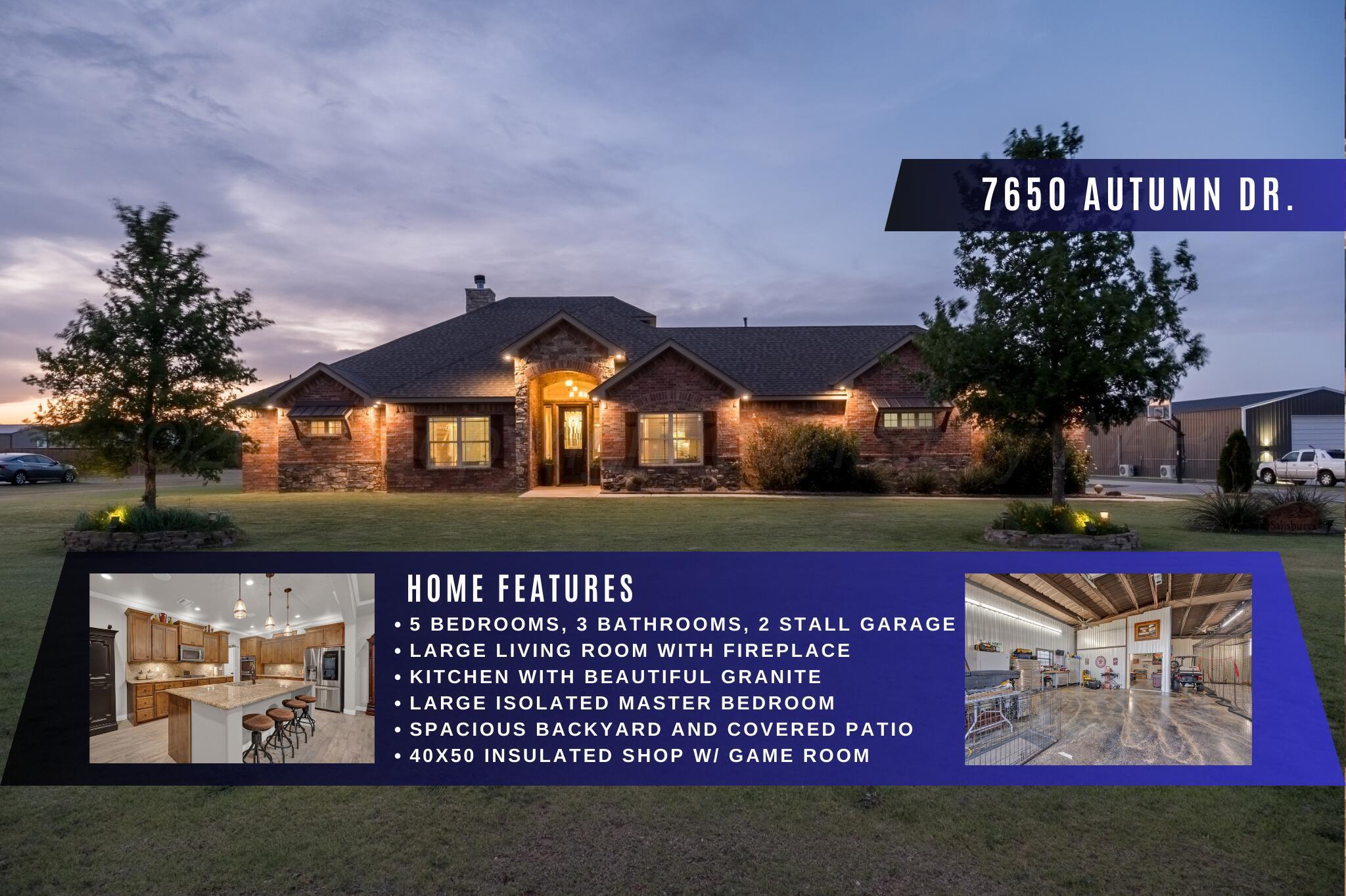 7650 Autumn Drive, Canyon, Texas image 1