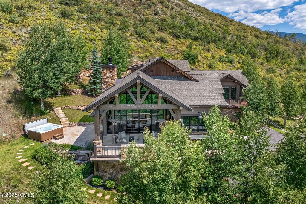 Photo of 1677 Buffehr Creek Road, Vail, CO 81657 (MLS # 1012876)