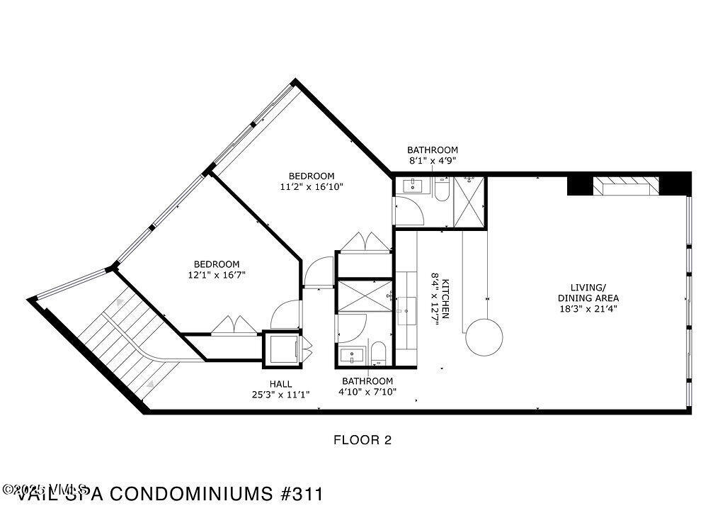 Vail, Colorado 81657, United States, 3 Bedrooms Bedrooms, ,2 BathroomsBathrooms,Residential,Active,255050