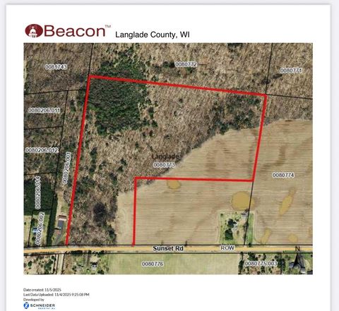 ON SUNSET RD Elcho WI 54428