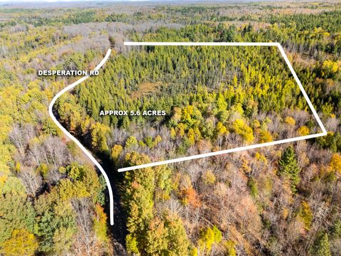 Lot On DESPERATION RD Oma WI 54534