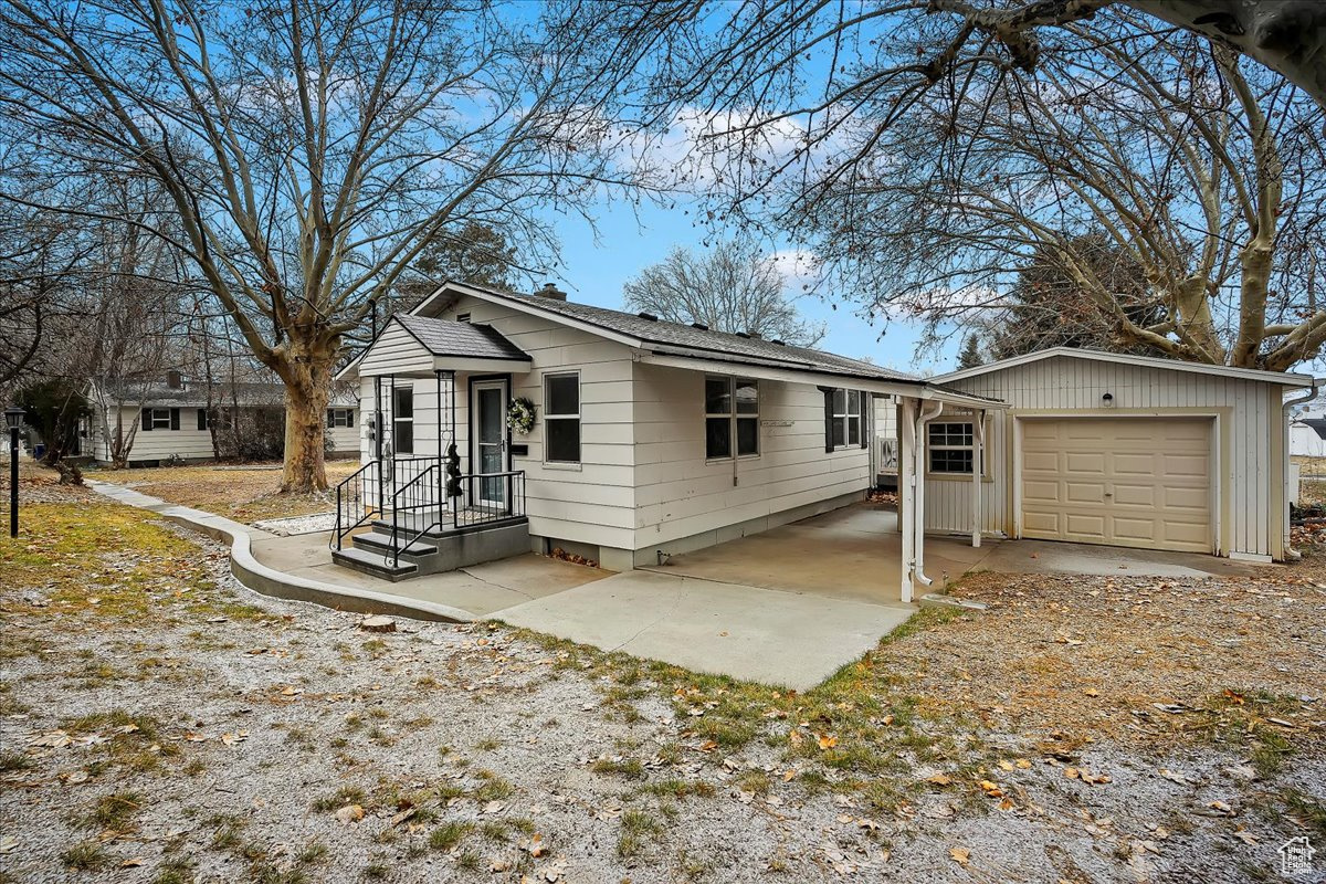 Charming & Cozy Home Near Weber State!  This beautifully updated one-bedroom, one-bathroom home is incredibly cozy and inviting-perfect for a first-time buyer or student! It features a stunning modern kitchen with quartz countertops, a sleek tile backsplash, and updated appliances. Enjoy the fresh feel of new LVP flooring, plush carpet, and fresh paint throughout, plus the peace of mind that comes with a brand-new roof.  Step outside to a private covered patio-perfect for relaxing or studying outdoors-along with a spacious shed for extra storage. The HOA takes care of yard maintenance, making life even easier, and includes access to a clubhouse. Parking is simple with two designated uncovered stalls and additional guest parking available nearby.  Tucked away in a quiet and private setting, yet conveniently close to Weber State University, Mckay-Dee Hospital, shopping, and dining.  Move-in ready and waiting for you to call it home! Don't miss this opportunity-schedule your showing today!