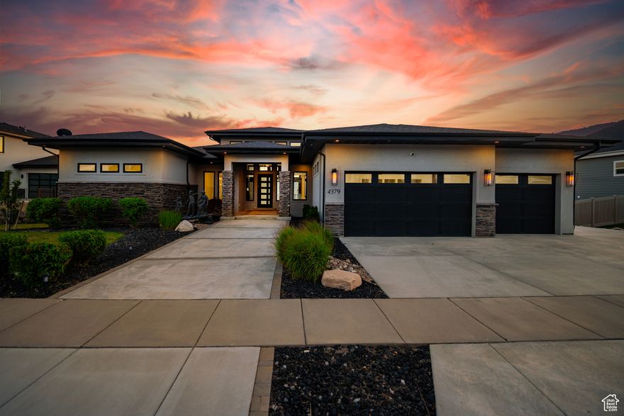 Watch the sunrise over UtahLake and the entire Wasatch Front from almost every room in this 6,576sqft masterpiece. Built in2018 and substantially updated in 2023 on one of TraverseMountain's premier ridge line lots, the home pairs custom craftsmanship with authentic mainlevel living and an entertainer's dream walkout basement - all just moments from Adobe, Qualtrics, and I15.   Perched on a quiet ridgeview lane, this custom residence delivers postcard vistas that span from MountTimpanogos to the sparkling waters of UtahLake - views you'll never lose thanks to the protected slope behind. Step inside to a wall of glass and 18ft ceilings that flood the great room with natural light. The gourmet kitchen anchors the main level, wrapped in quartz and equipped with double ovens, a walkin pantry, and an entertainersized island. Just beyond, a covered composite deck with builtin hottub invites sunset dinners yearround. The primary suite, tucked on the main, is a true retreat with a deep soaking tub, dual vanities, and a closet Kardashianworthy. Downstairs, a 99% finished walkout level boasts 9ft ceilings, a theater zone prewired for Dolby Atmos, a dry bar, and space for a gym or second office. Three additional bedrooms and two full baths ensure everyone has room to breathe. Exterior highlights include fullyard fencing, RV parking pad, and xeriscapeready terraced beds. All of this sits five minutes from SiliconSlopes campuses and 25minutes from SaltLake International. No need to choose between luxury, location, and lifestyle - it's all right here.
