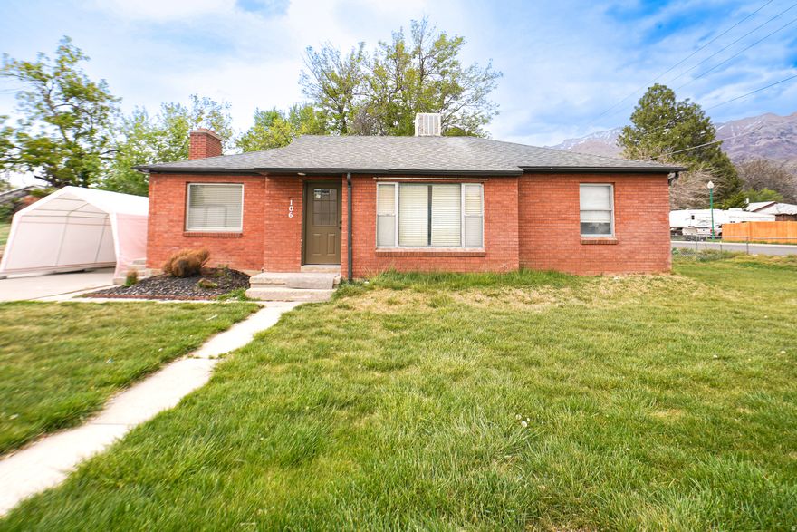 Charming, recently updated home on a desirable corner lot in the heart of Orem! This 3-bedroom, 1-bath property offers approximately 1,280 sq/ft on the main level plus an additional ~700 sq/ft in the basement (buyer to verify), providing plenty of space and flexibility. The home has been thoughtfully refreshed, giving it a clean, modern feel while maintaining its original character.  Positioned as the most affordable home within a one-mile radius, this is an incredible opportunity for first-time buyers or anyone looking to get into the market at a great value. The layout is functional and inviting, with room to expand or customize in the basement.  Conveniently located close to shopping, dining, schools, and freeway access, with easy access to outdoor recreation including biking, hiking, and world-class skiing just a short drive away. Whether you're looking for a primary residence or an investment opportunity, this property checks all the boxes.